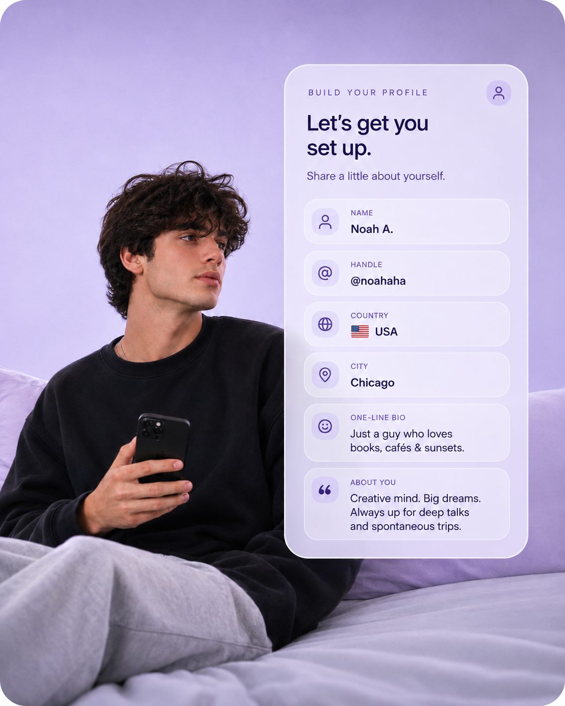 Build a profile worth remembering.